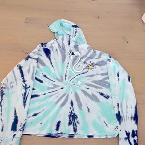 PJ salvage cropped hoodie